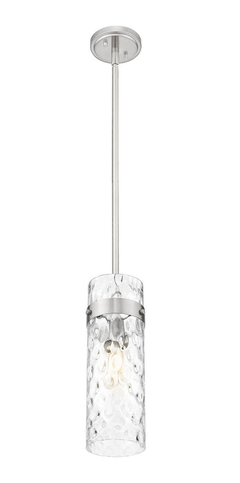 Z-Lite 7002P5-ROD-BN One Light Pendant, Brushed Nickel