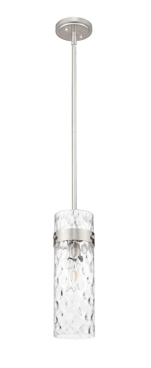Z-Lite 7002P5-ROD-BN One Light Pendant, Brushed Nickel