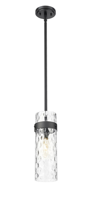 Z-Lite 7002P5-ROD-MB One Light Pendant, Matte Black