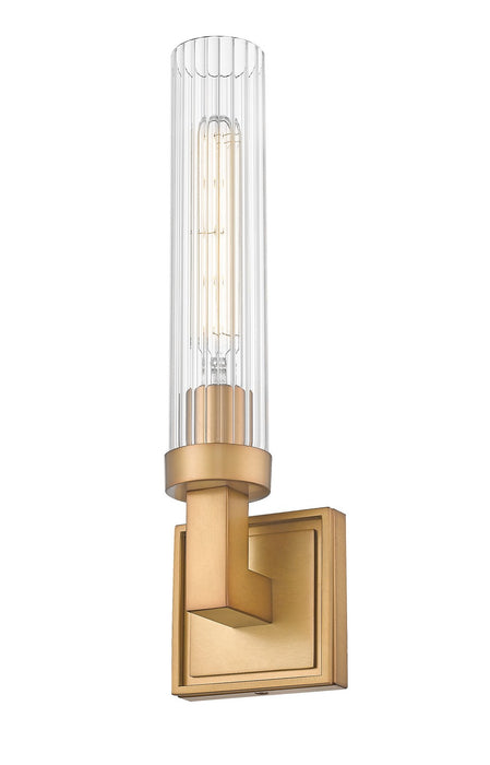 Z-Lite 740-1S-RB One Light Wall Sconce, Rubbed Brass