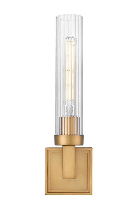 Z-Lite 740-1S-RB One Light Wall Sconce, Rubbed Brass