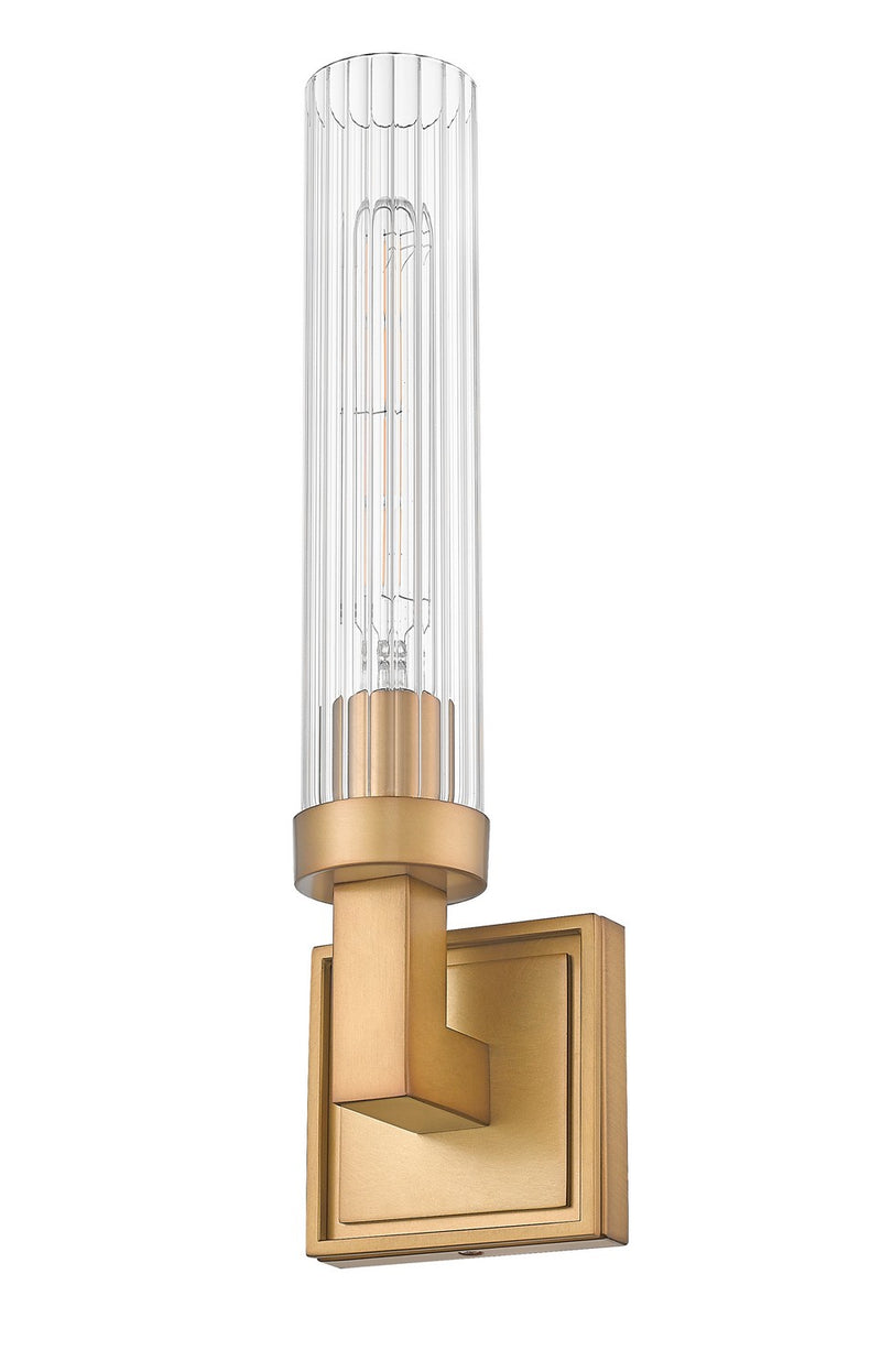 Z-Lite 740-1S-RB One Light Wall Sconce, Rubbed Brass