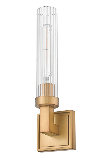 Z-Lite 740-1S-RB One Light Wall Sconce, Rubbed Brass