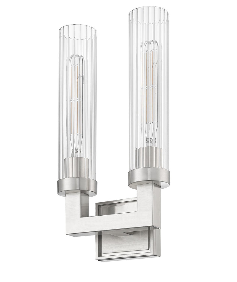 Z-Lite 740-2S-BN Two Light Wall Sconce, Brushed Nickel