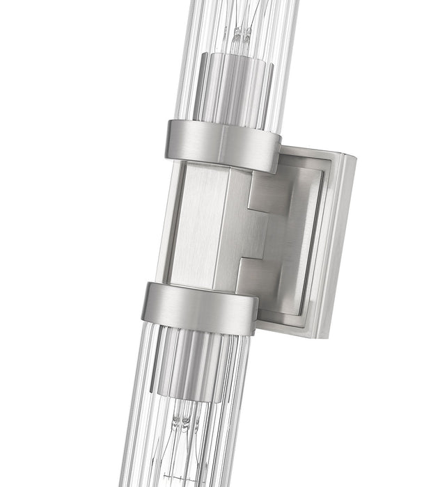 Z-Lite 740-2W-BN Two Light Wall Sconce, Brushed Nickel