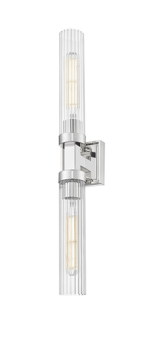 Z-Lite 740-2W-PN Two Light Wall Sconce, Polished Nickel