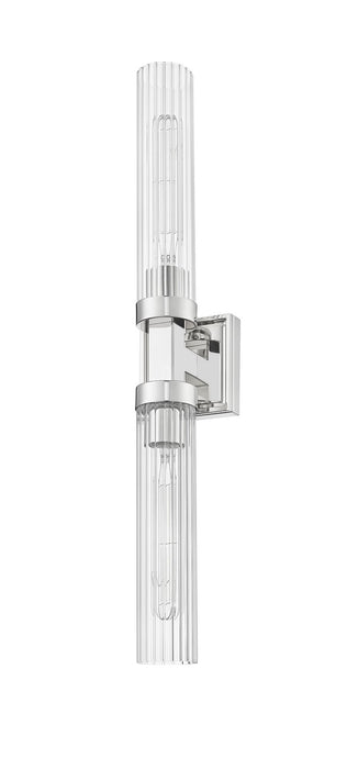 Z-Lite 740-2W-PN Two Light Wall Sconce, Polished Nickel