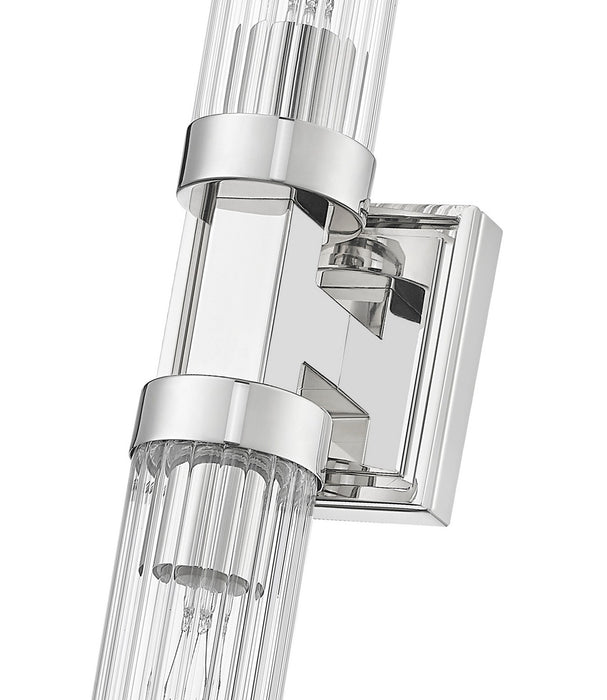 Z-Lite 740-2W-PN Two Light Wall Sconce, Polished Nickel