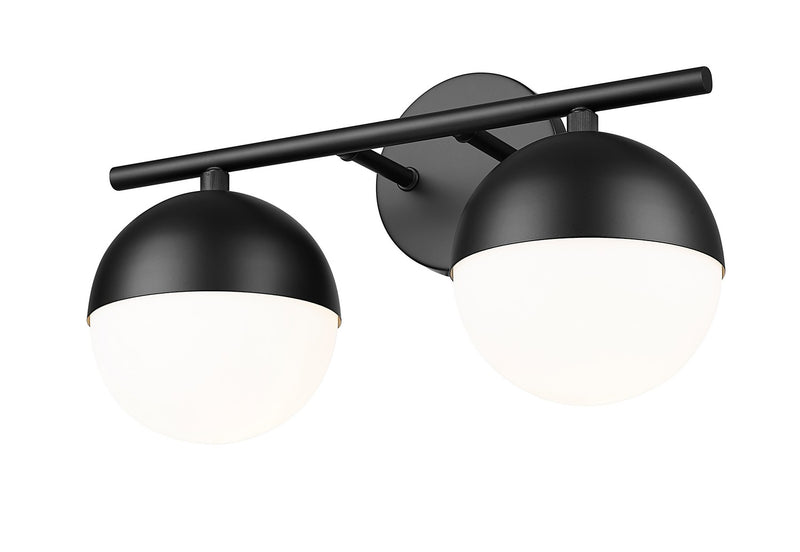 Z-Lite 7517-2V-MB Two Light Vanity, Matte Black