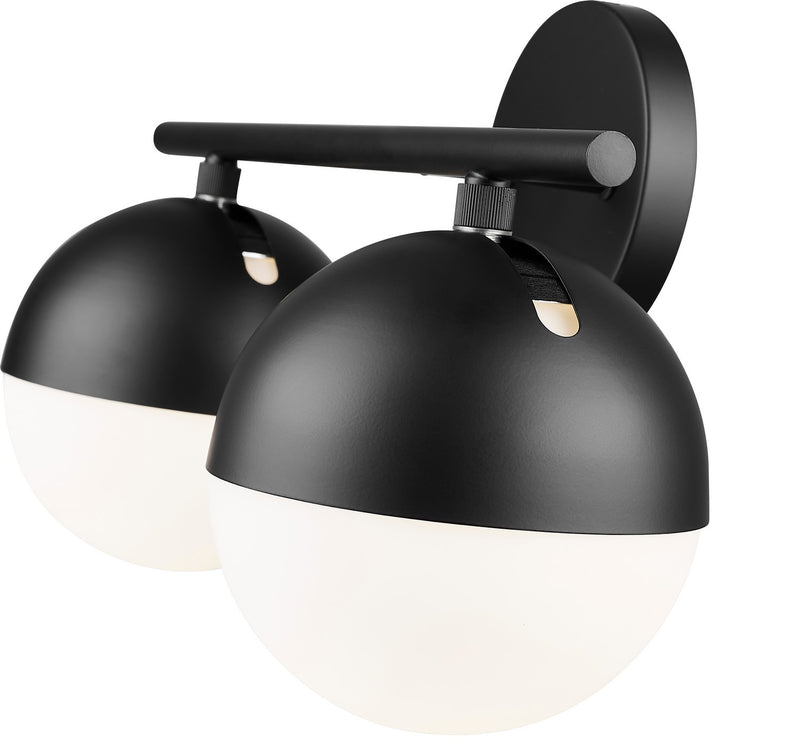 Z-Lite 7517-2V-MB Two Light Vanity, Matte Black