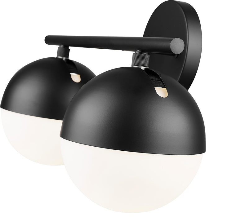 Z-Lite 7517-2V-MB Two Light Vanity, Matte Black