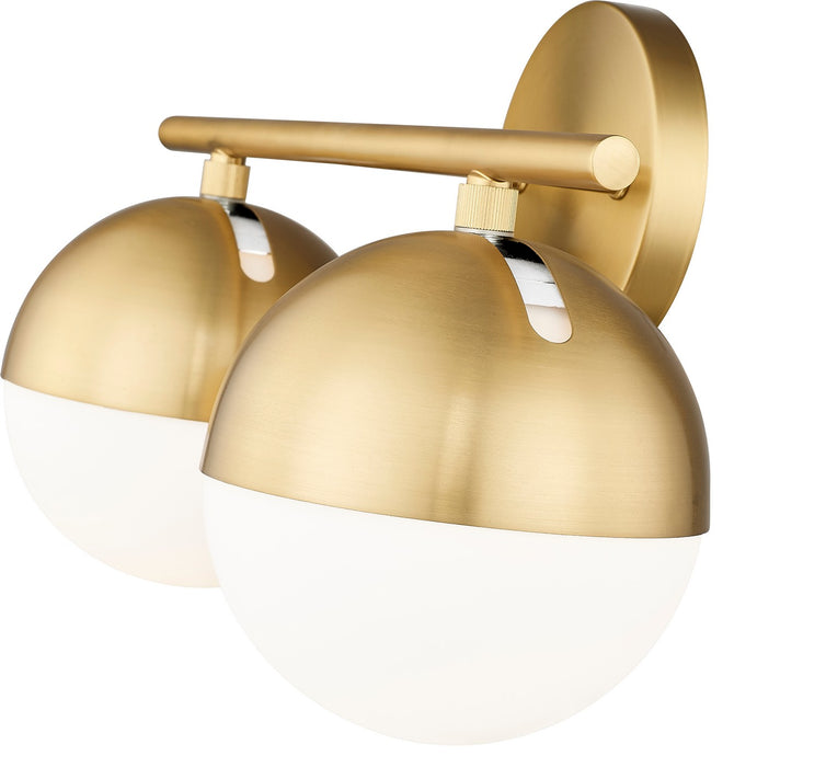 Z-Lite 7517-2V-MGLD Two Light Vanity, Modern Gold