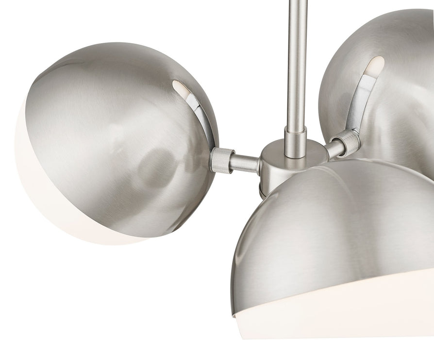 Z-Lite 7517-3BN Three Light Chandelier, Brushed Nickel