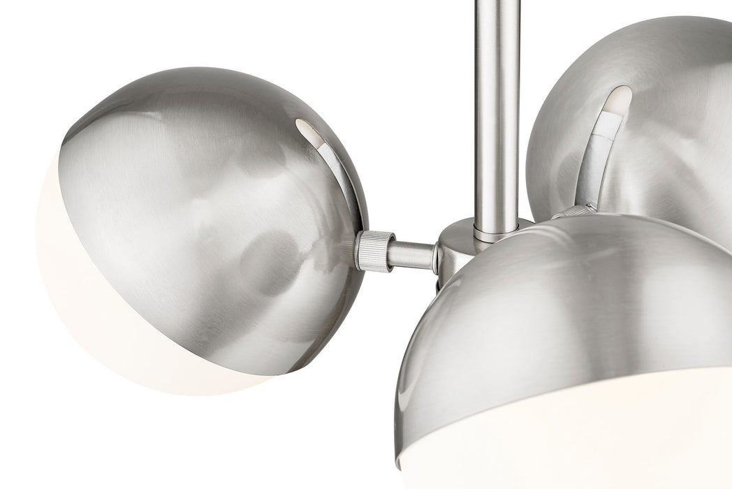 Z-Lite 7517-3SF-BN Three Light Semi Flush Mount, Brushed Nickel