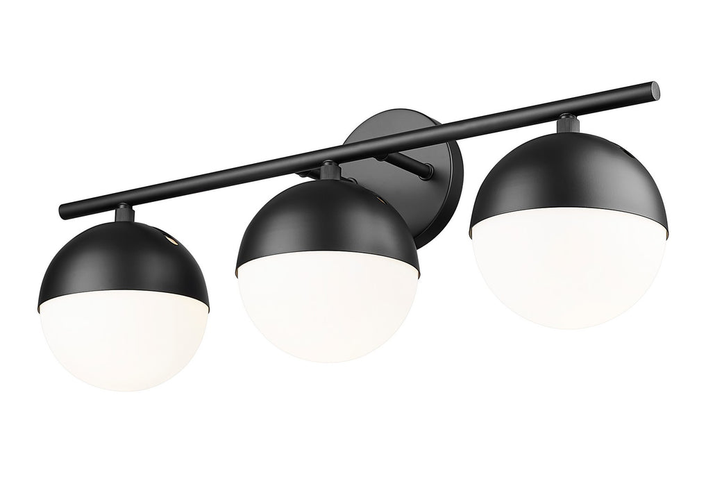 Z-Lite 7517-3V-MB Three Light Vanity, Matte Black