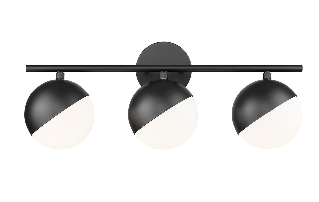 Z-Lite 7517-3V-MB Three Light Vanity, Matte Black