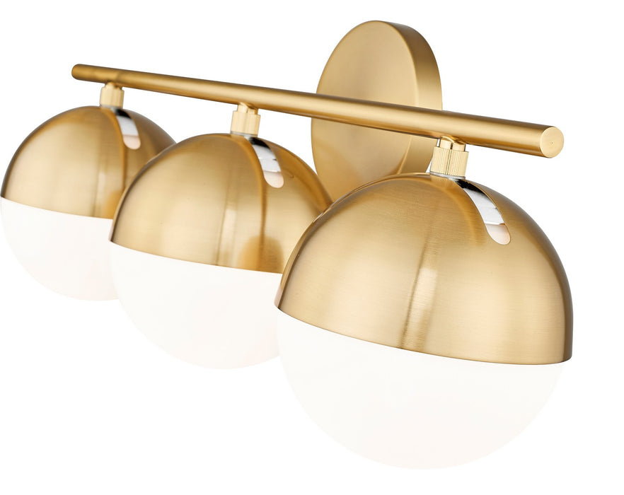 Z-Lite 7517-3V-MGLD Three Light Vanity, Modern Gold