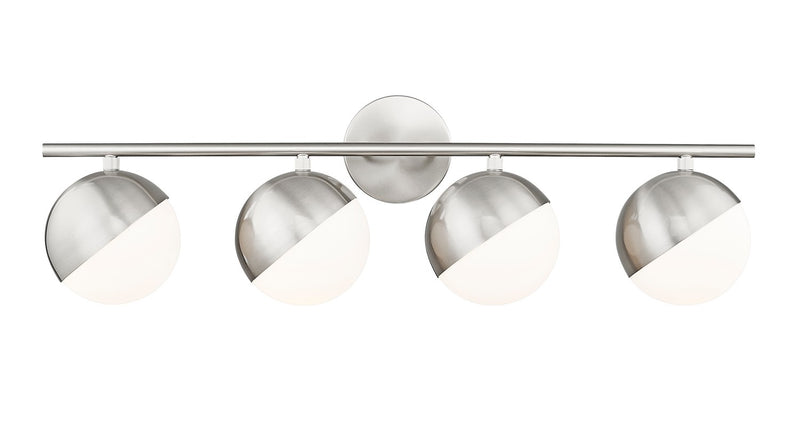 Z-Lite 7517-4V-BN Four Light Vanity, Brushed Nickel