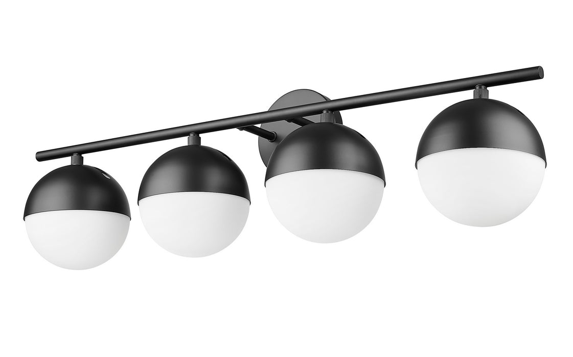 Z-Lite 7517-4V-MB Four Light Vanity, Matte Black