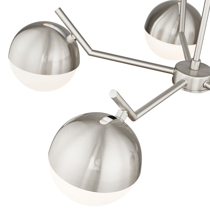 Z-Lite 7517-5BN Five Light Chandelier, Brushed Nickel