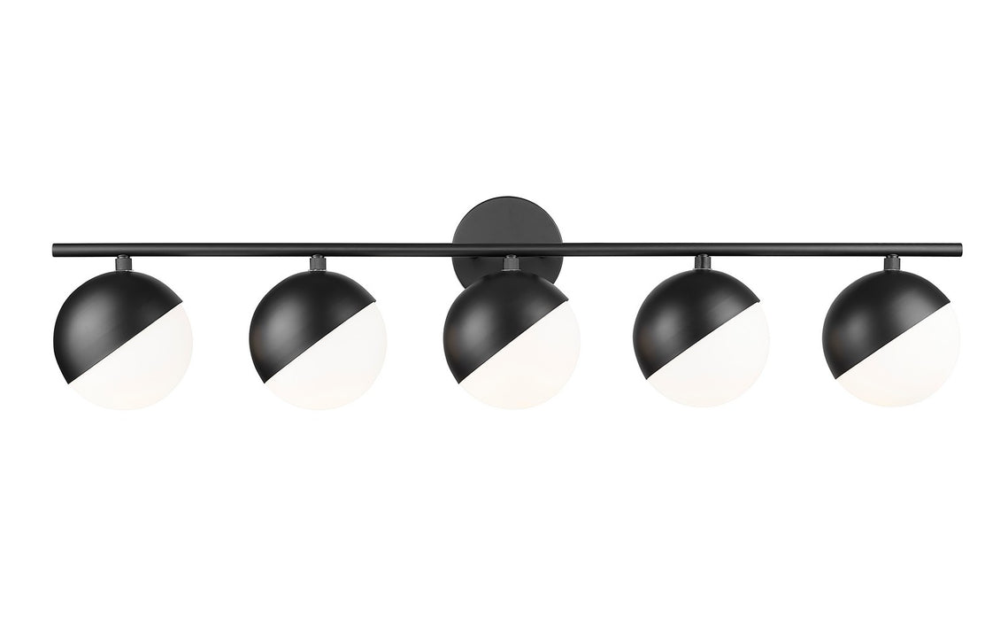 Z-Lite 7517-5V-MB Five Light Vanity, Matte Black