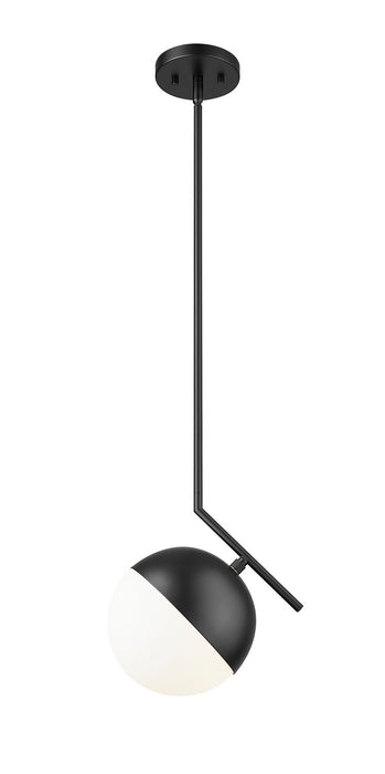 Z-Lite 7517P11-MB One Light Pendant, Matte Black