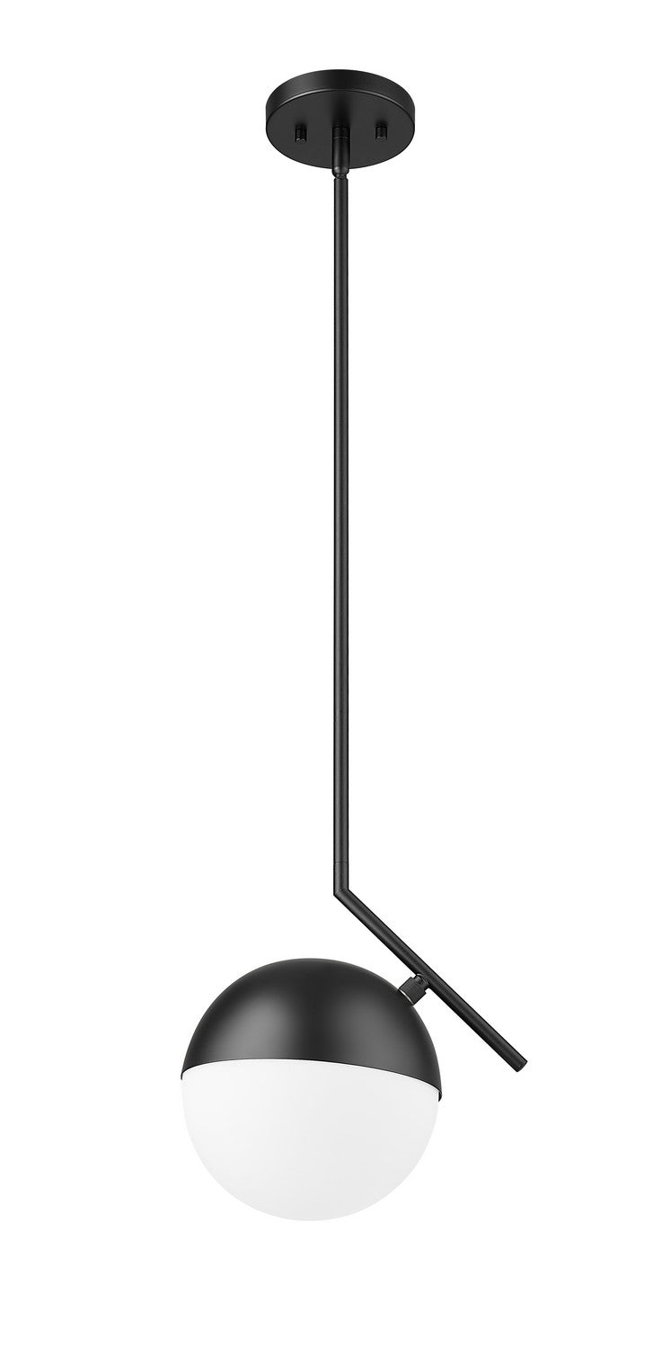 Z-Lite 7517P11-MB One Light Pendant, Matte Black