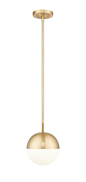Z-Lite 7517P11-MGLD One Light Pendant, Modern Gold