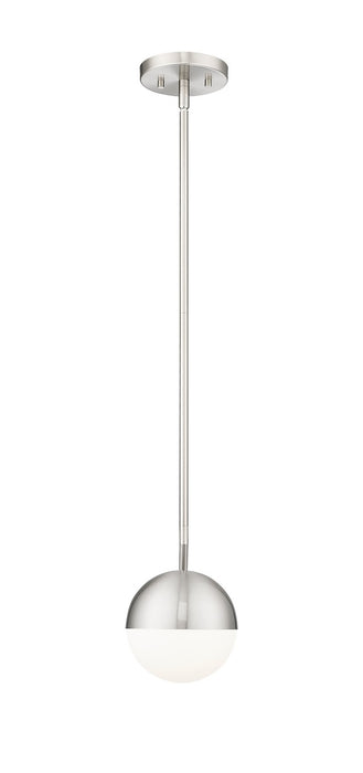 Z-Lite 7517P7-BN One Light Pendant, Brushed Nickel