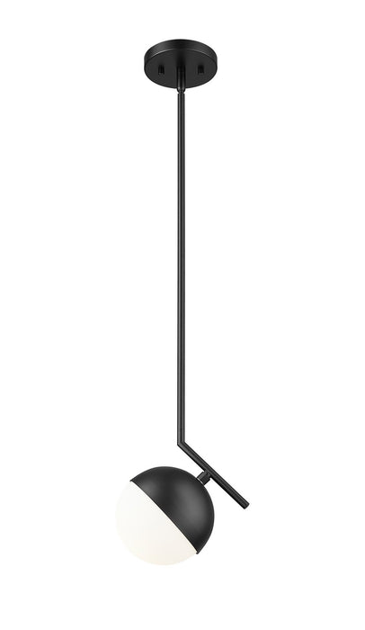 Z-Lite 7517P7-MB One Light Pendant, Matte Black