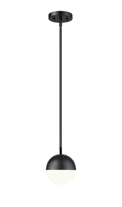 Z-Lite 7517P7-MB One Light Pendant, Matte Black