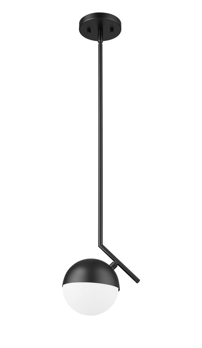 Z-Lite 7517P7-MB One Light Pendant, Matte Black