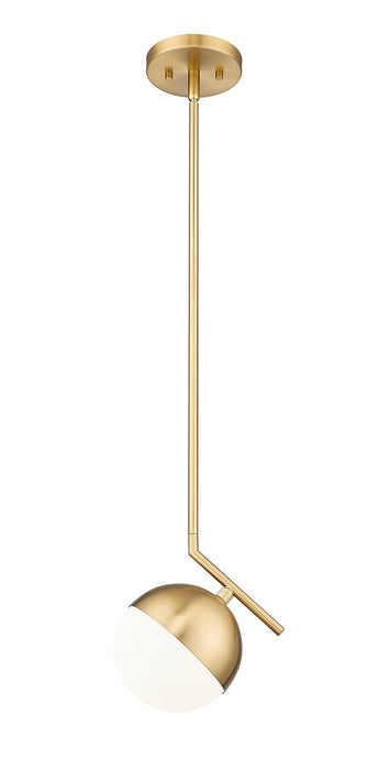 Z-Lite 7517P7-MGLD One Light Pendant, Modern Gold