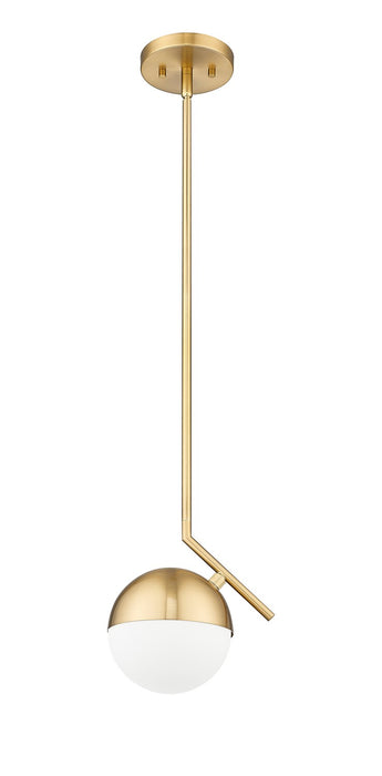 Z-Lite 7517P7-MGLD One Light Pendant, Modern Gold