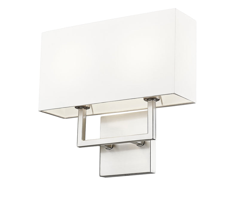 Z-Lite 815-2S-BN Two Light Wall Sconce, Brushed Nickel