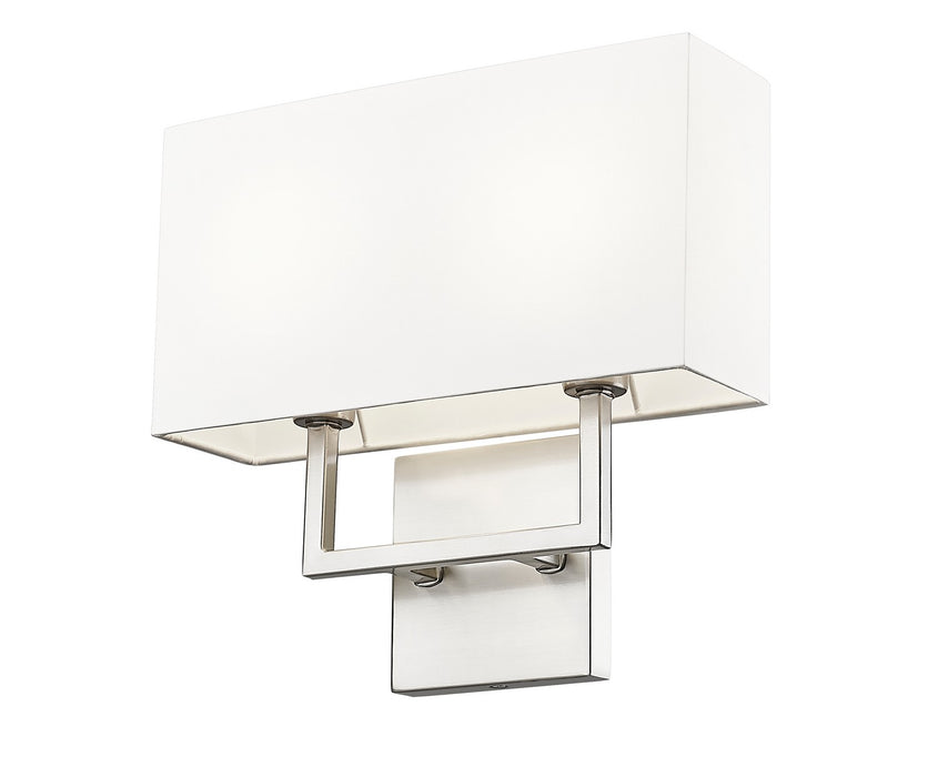 Z-Lite 815-2S-BN Two Light Wall Sconce, Brushed Nickel