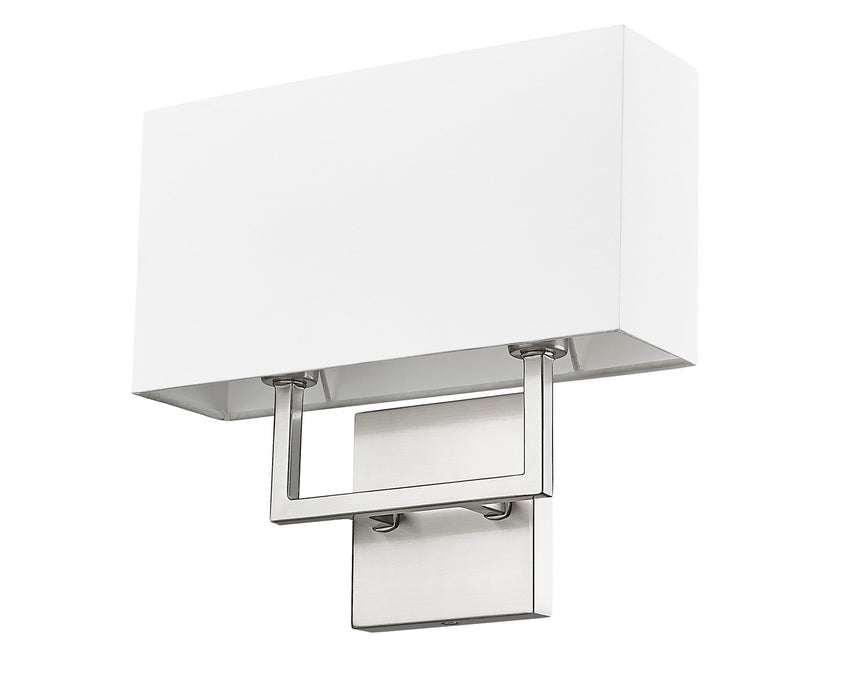 Z-Lite 815-2S-BN Two Light Wall Sconce, Brushed Nickel