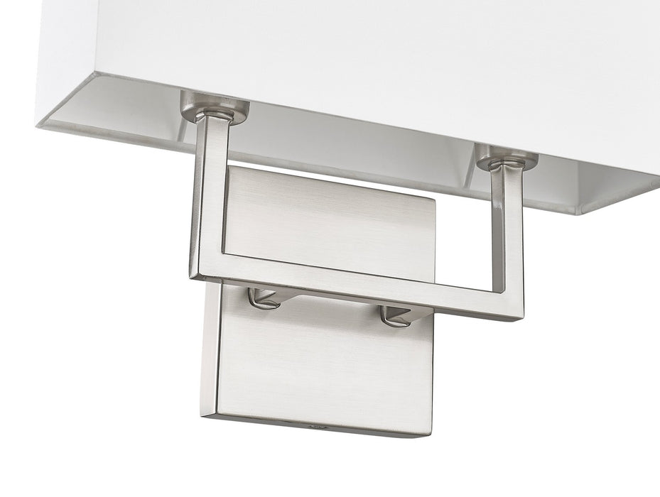 Z-Lite 815-2S-BN Two Light Wall Sconce, Brushed Nickel