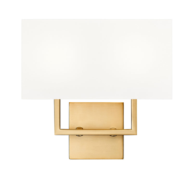 Z-Lite 815-2S-OBR Two Light Wall Sconce, Olde Brass