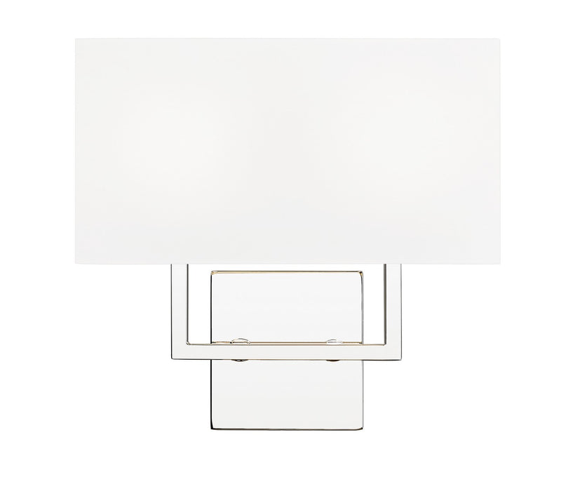 Z-Lite 815-2S-PN Two Light Wall Sconce, Polished Nickel