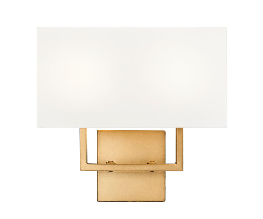 Z-Lite 815-2S-RB Two Light Wall Sconce, Rubbed Brass