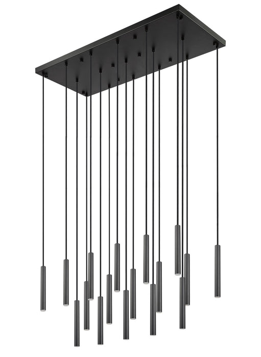 Z-Lite 919MP12-17L-MB-LED LED Linear Chandelier, Matte Black