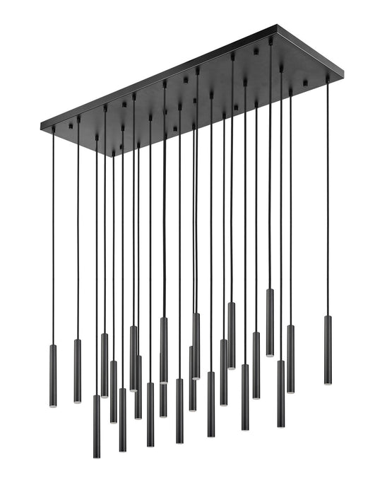 Z-Lite 919MP12-23L-MB-LED LED Linear Chandelier, Matte Black