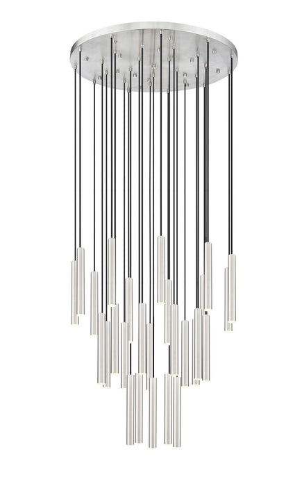 Z-Lite 919MP12-27R-BN-LED LED Chandelier, Brushed Nickel