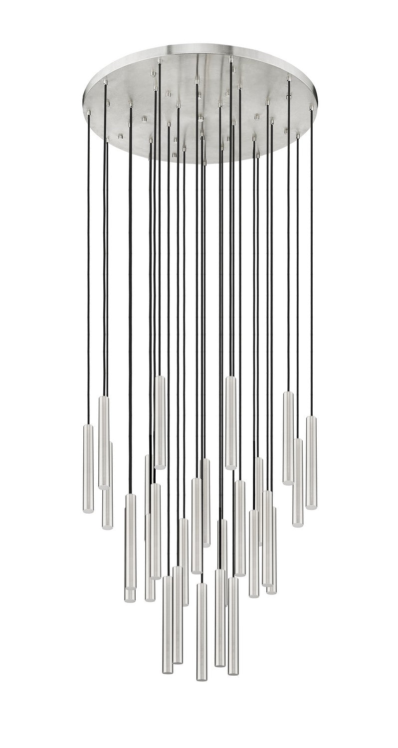 Z-Lite 919MP12-27R-BN-LED LED Chandelier, Brushed Nickel