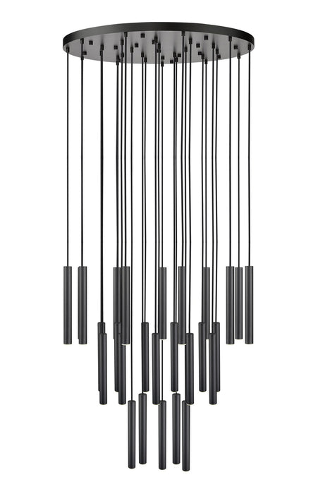 Z-Lite 919MP12-27R-MB-LED LED Chandelier, Matte Black