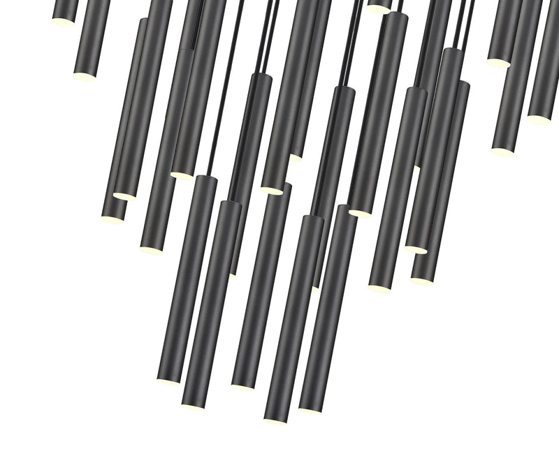 Z-Lite 919MP12-27R-MB-LED LED Chandelier, Matte Black