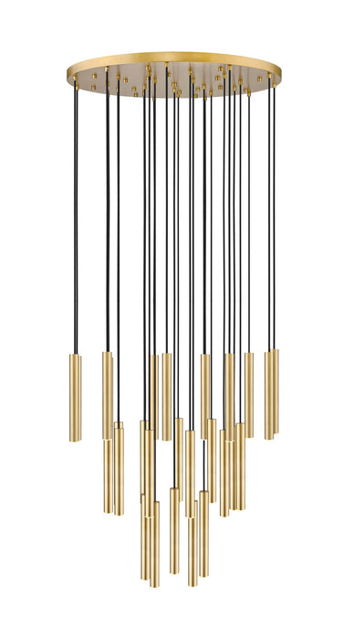 Z-Lite 919MP12-27R-MGLD-LED LED Chandelier, Modern Gold