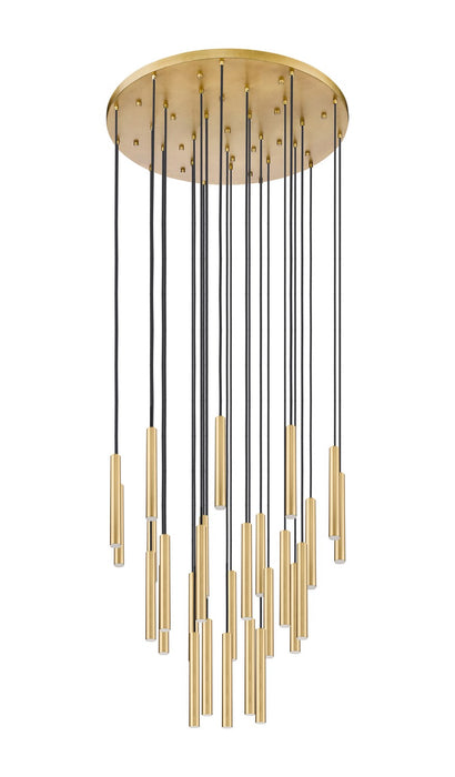 Z-Lite 919MP12-27R-MGLD-LED LED Chandelier, Modern Gold