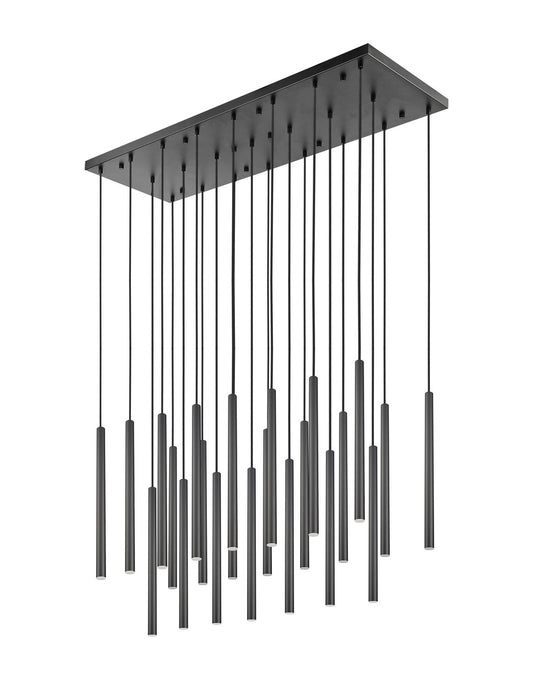 Z-Lite 919MP24-23L-MB-LED LED Linear Chandelier, Matte Black